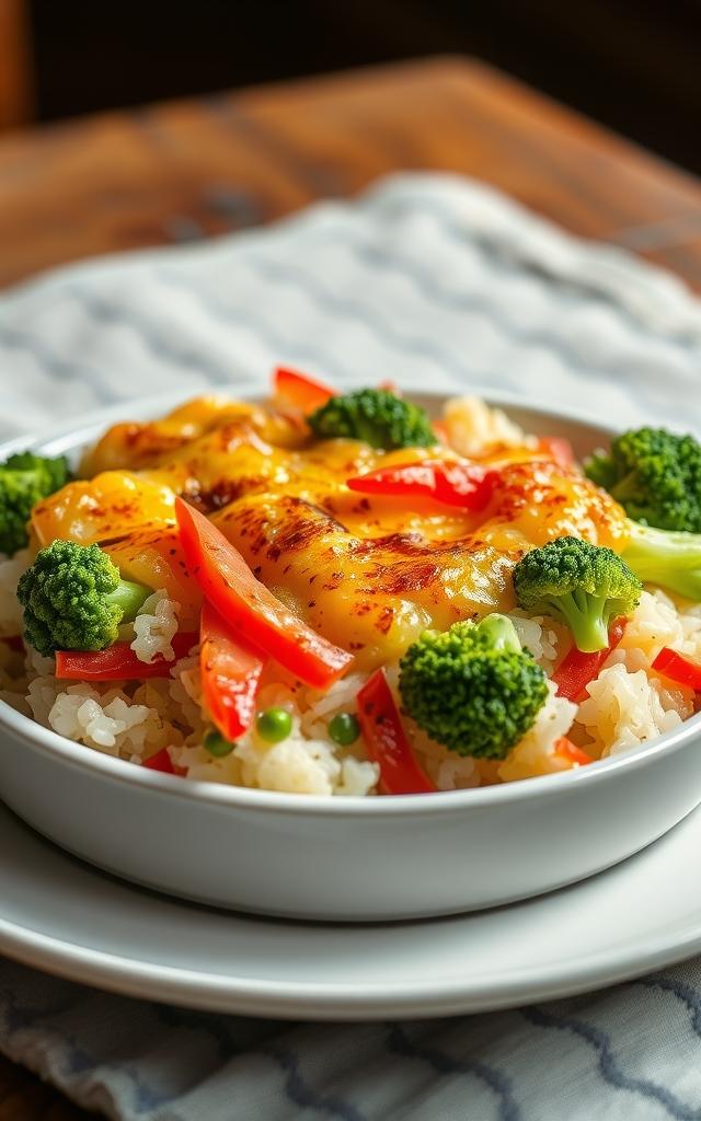 Rice Vegetable Bake