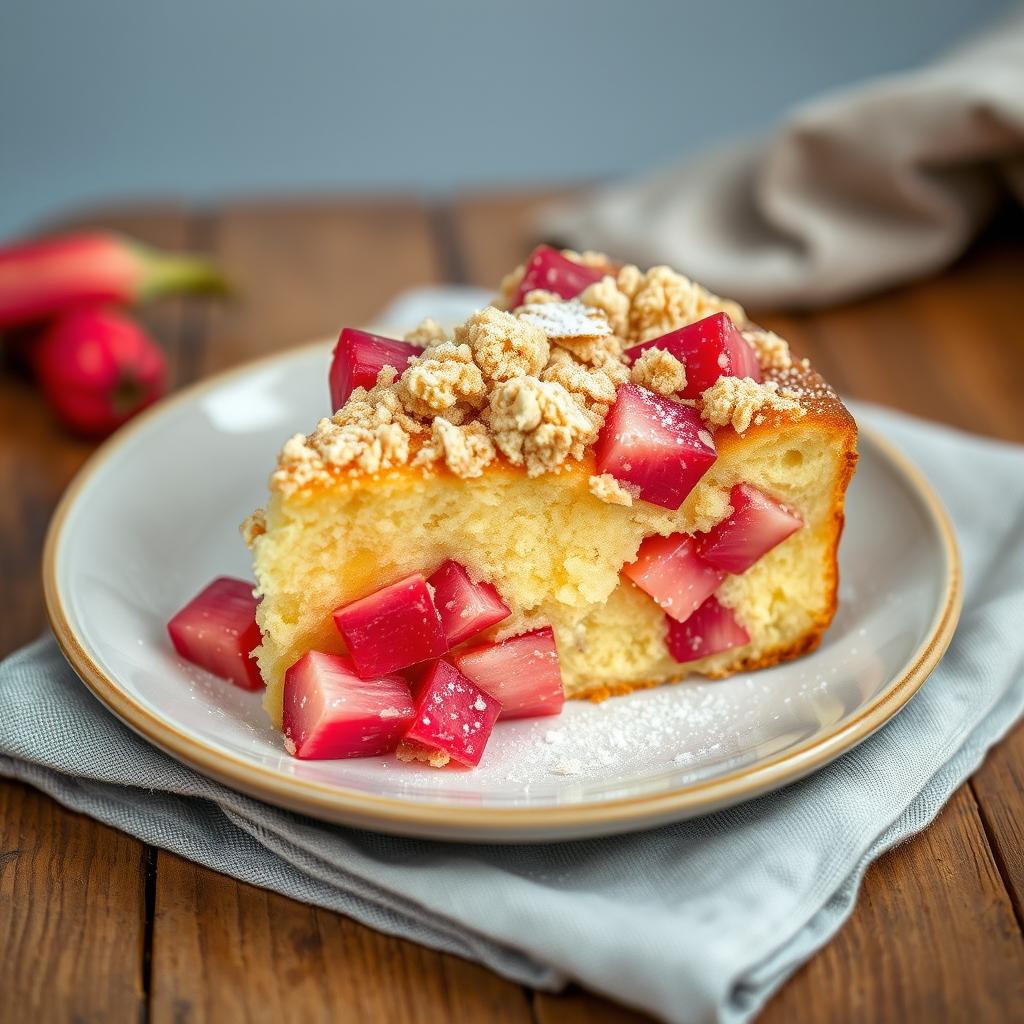Rhabarber-Streuselkuchen