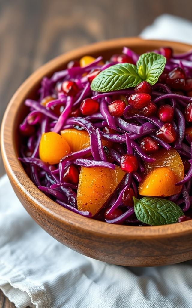 Red Cabbage Orange Slaw