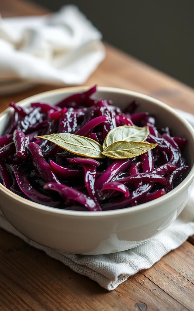 Homemade Braised Red Cabbage