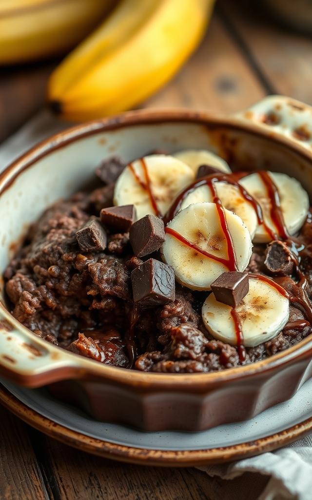Chocolate Baked Oats