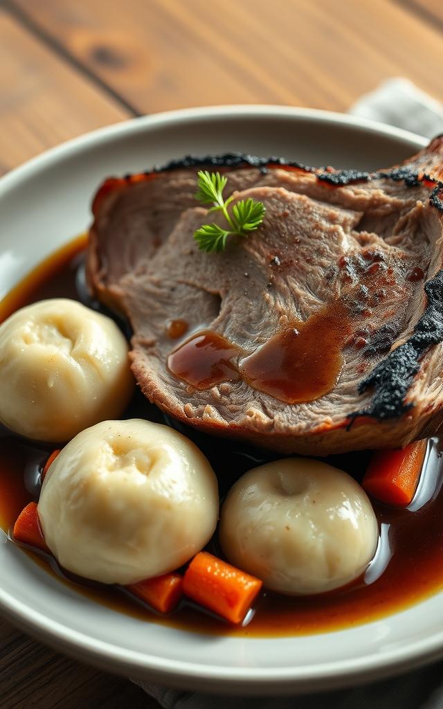 Bavarian Pork Roast in Dark Beer Sauce