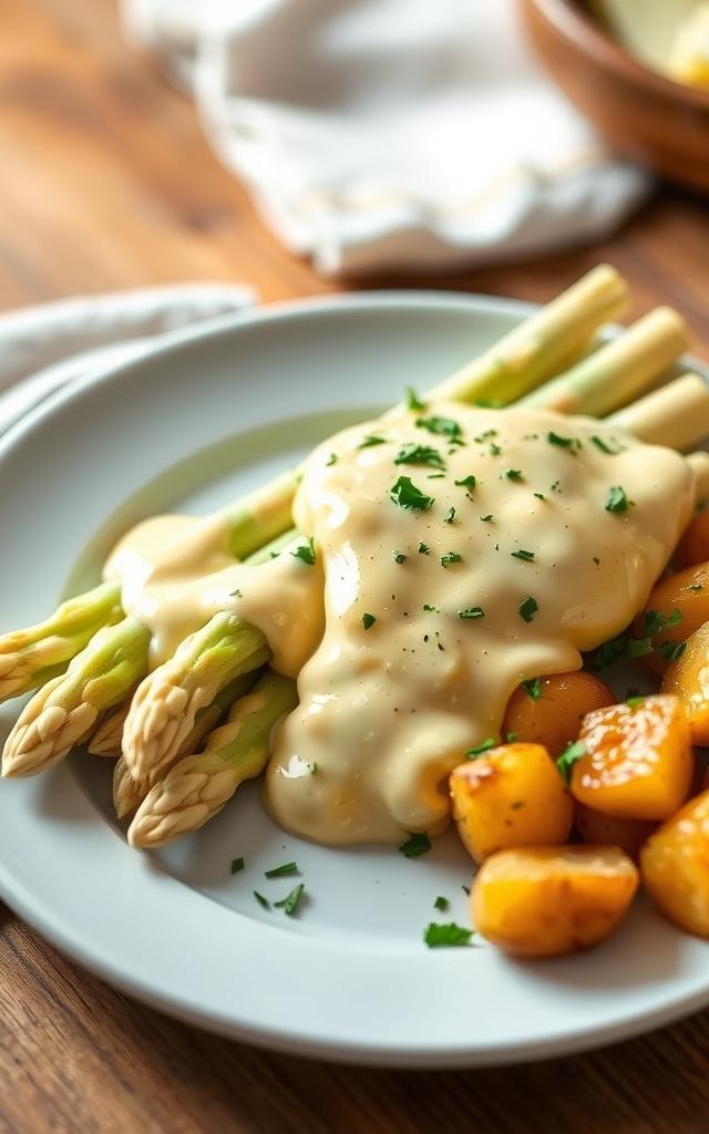 White Asparagus with Hollandaise