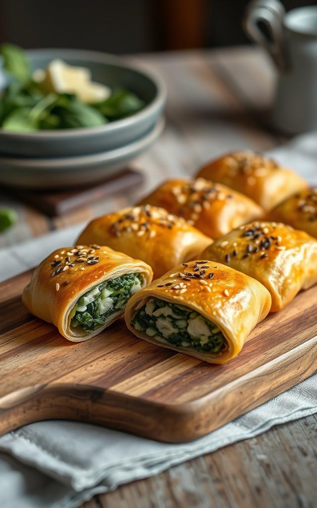 Knuspriger Spinat-Feta-Börek