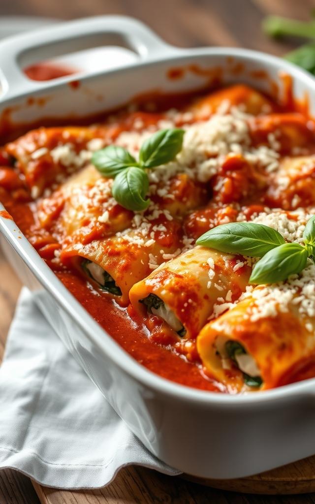 Spinat-Ricotta-Cannelloni