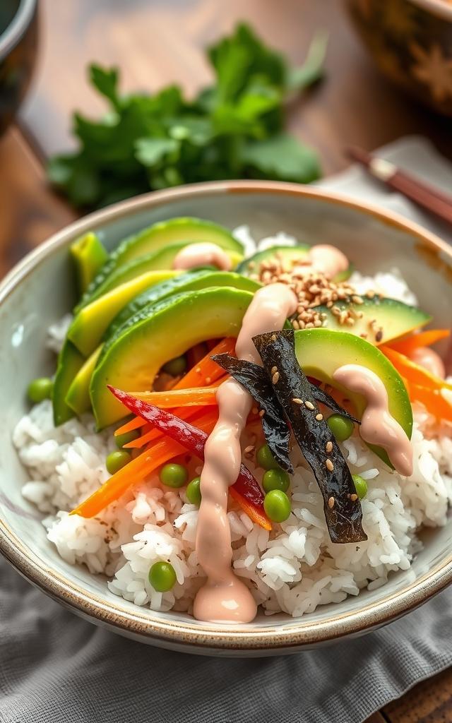 Vegetarian Sushi Bowl