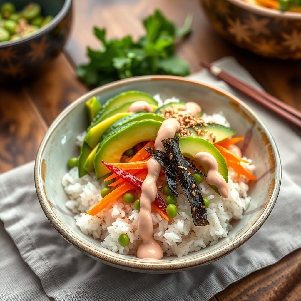 Vegetarian Sushi Bowl