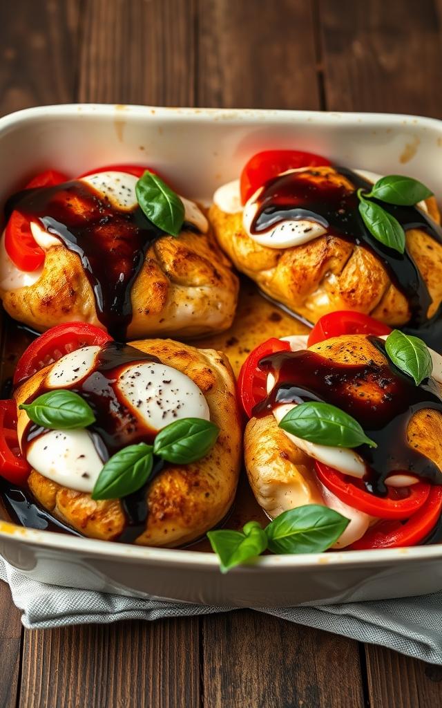 Caprese Stuffed Chicken