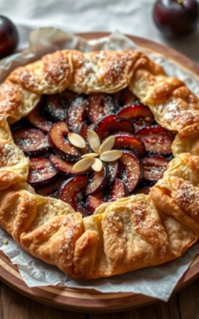 Rustic Plum Galette