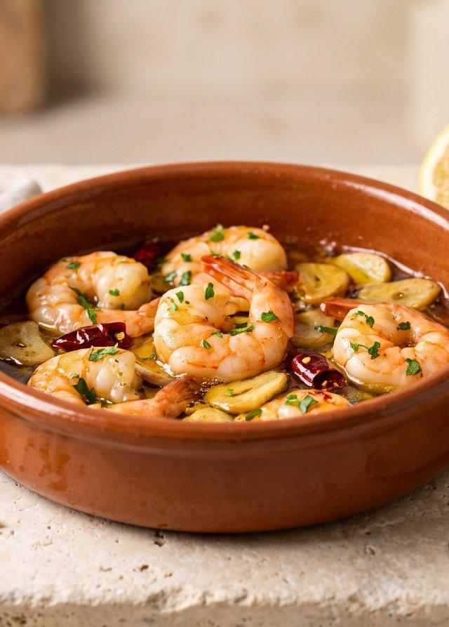 Spanish Garlic Prawns
