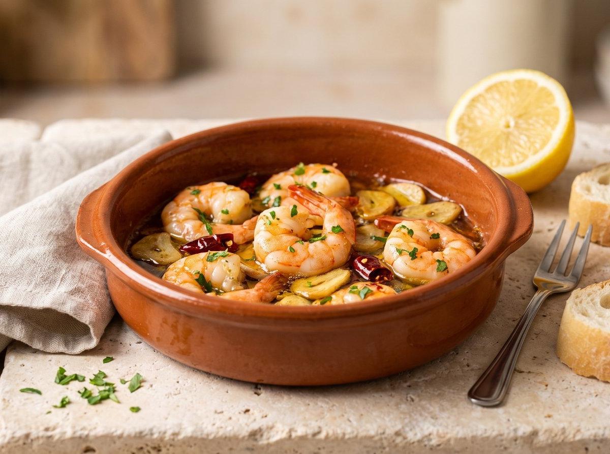 Spanish Garlic Prawns