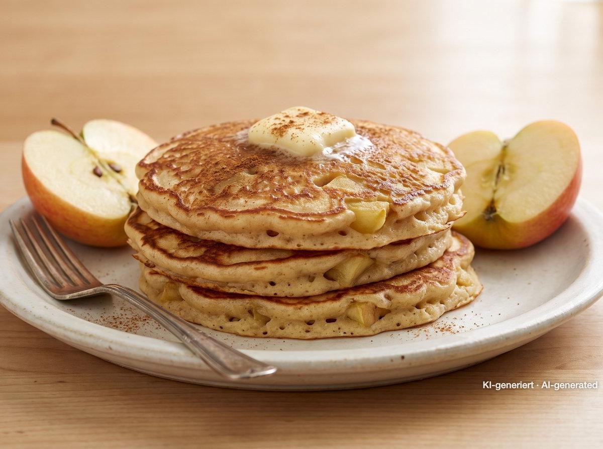 Pancake alla mela e cannella