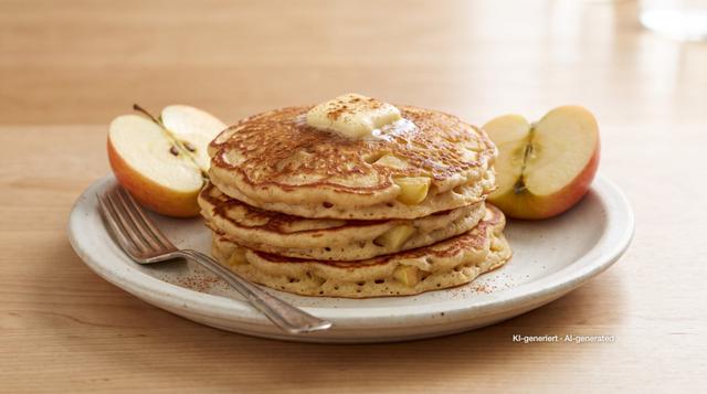 Pannenkoeken met appel en kaneel