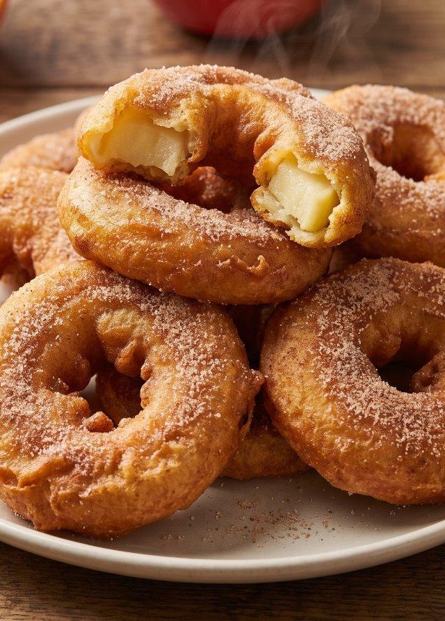 Frittelle di mele in pastella alla birra