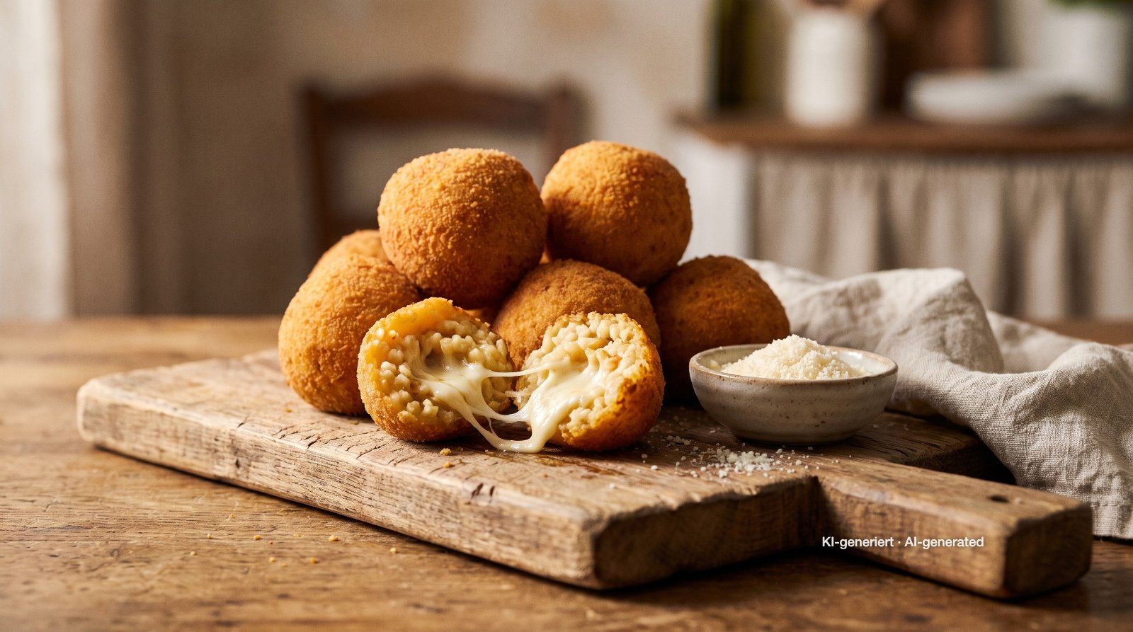 Arancini – gevulde rijstballetjes
