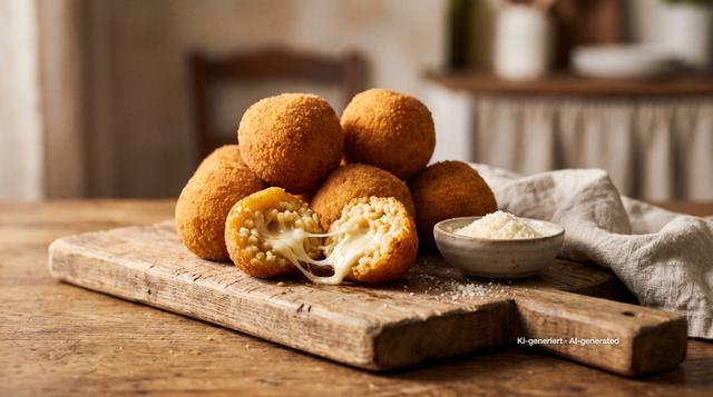 Arancini – gevulde rijstballetjes