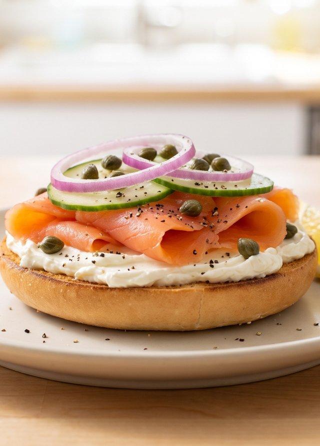 Smoked Salmon Bagel