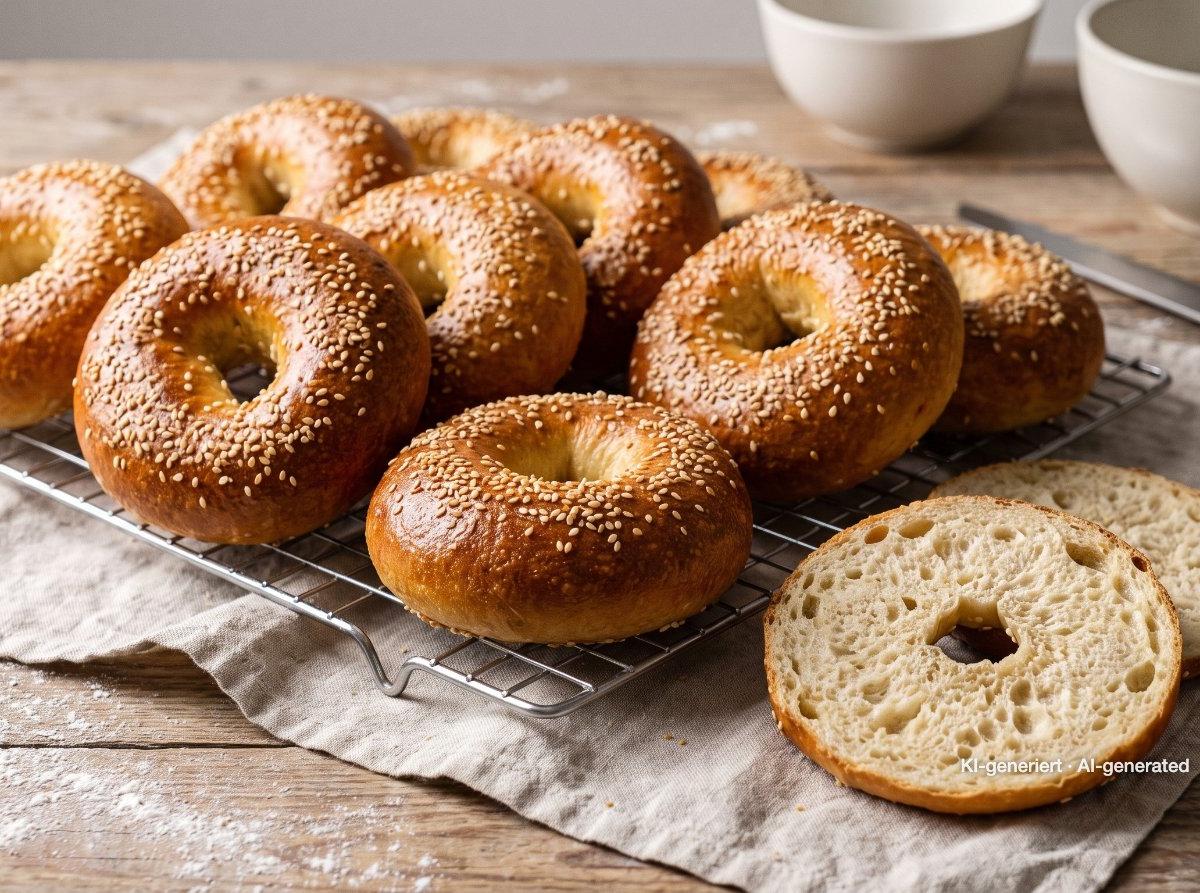 Bagel fatti in casa