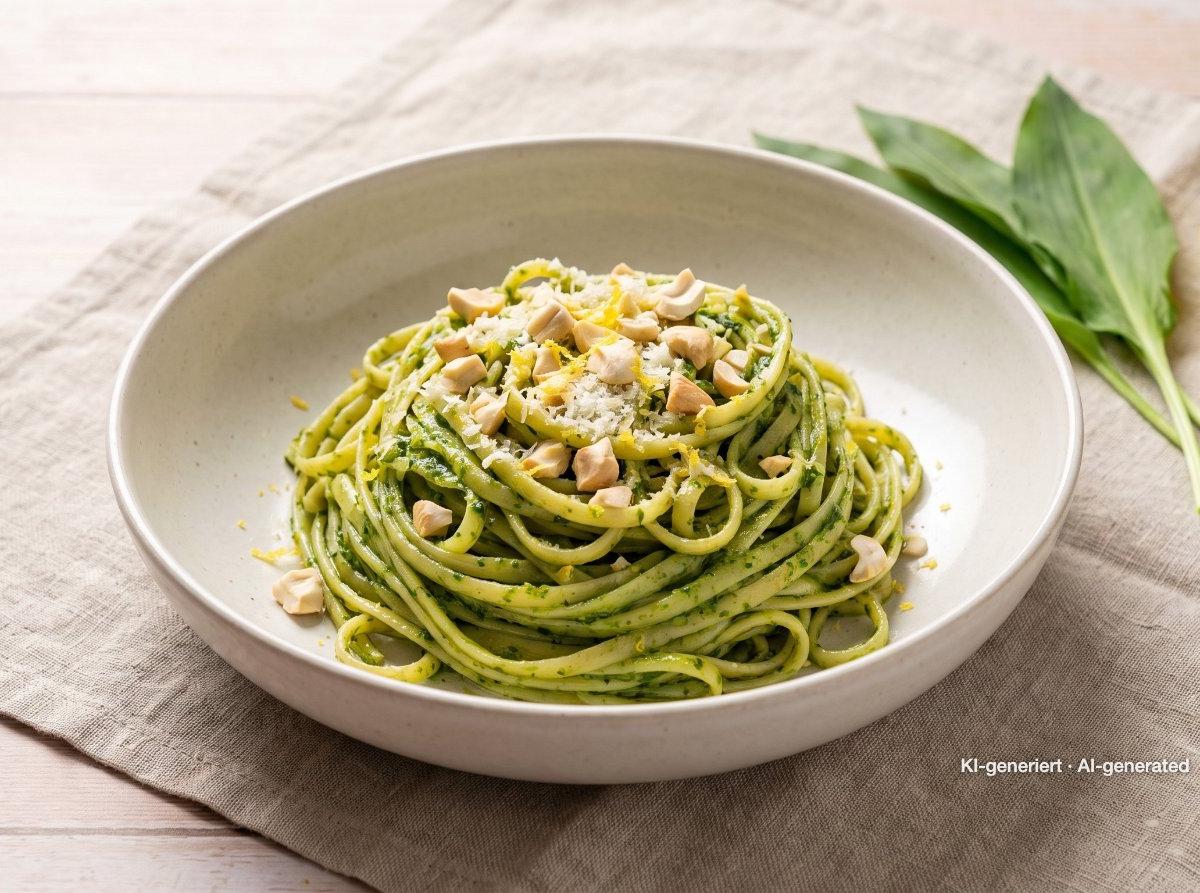 Wild Garlic Pesto Pasta