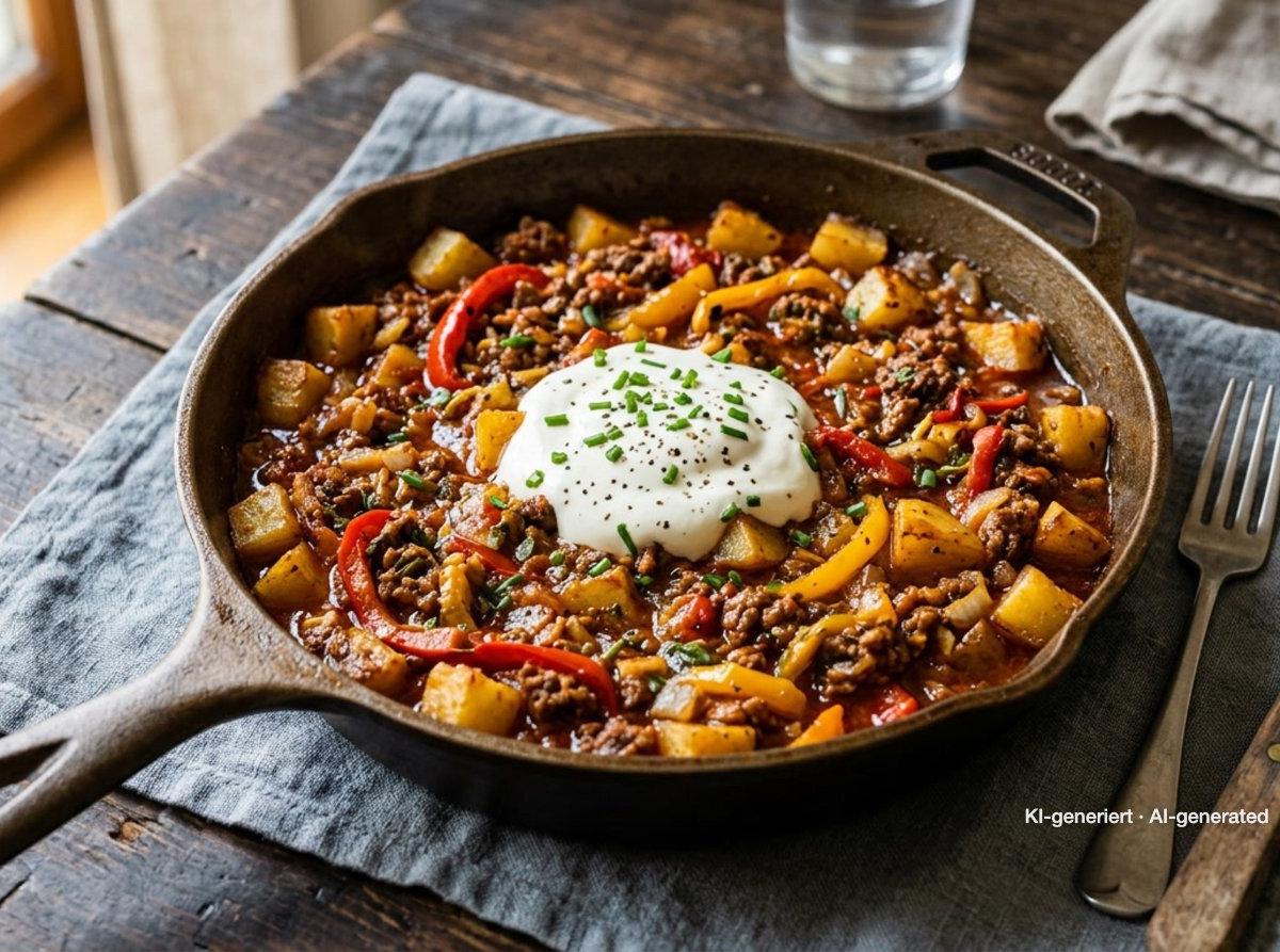 Farmer's Skillet with Ground Beef