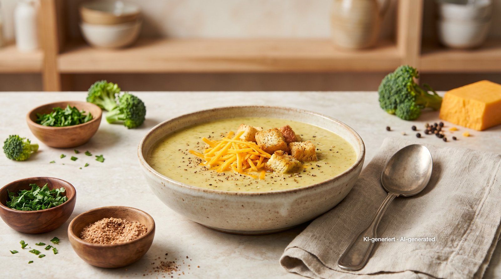 Broccolisoep met cheddar