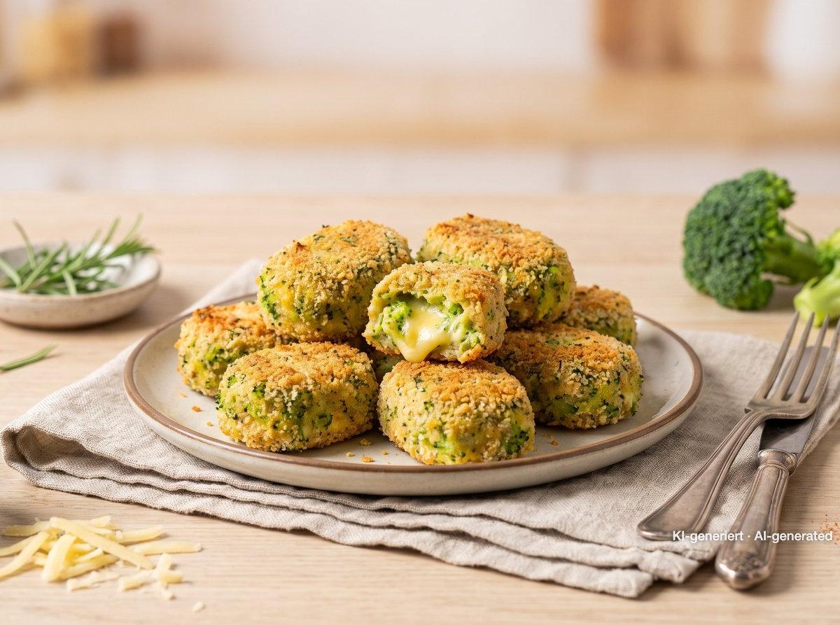 Nuggets de brócoli y queso al horno