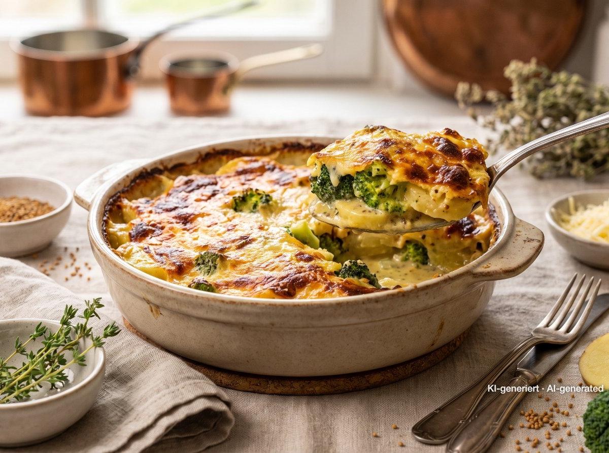 Broccoli Potato Gratin