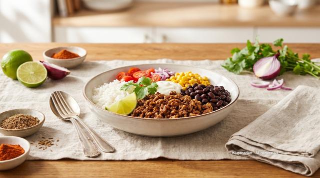 Burrito Bowl mit Hack