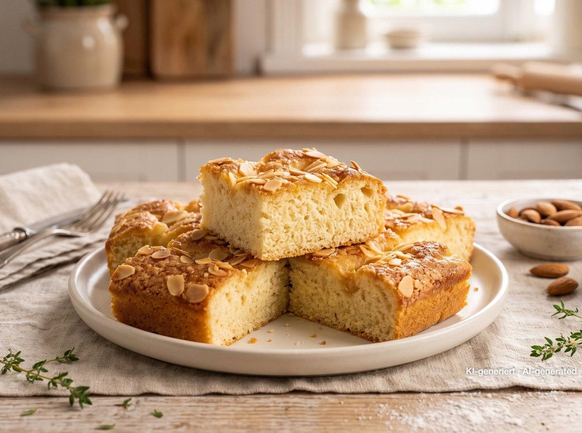 Torta alemana de mantequilla y azúcar