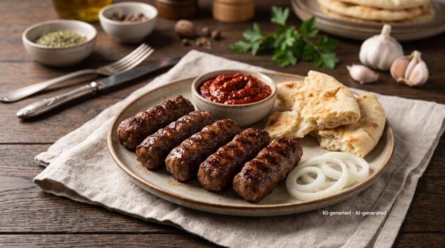 Ćevapčići met ajvar