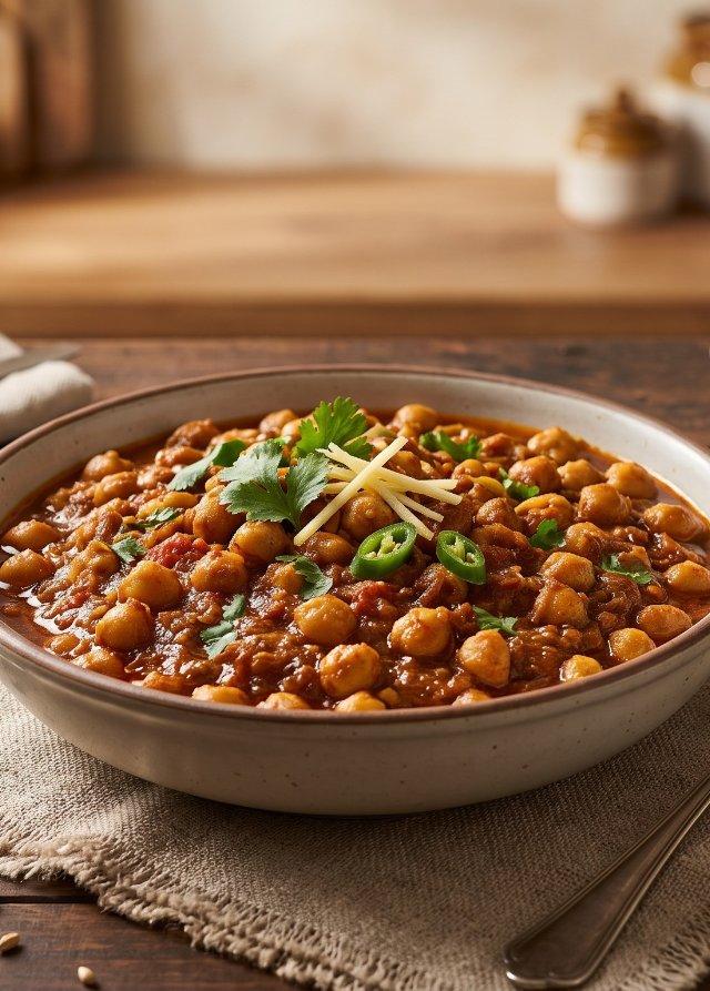 Chana Masala — indisches Kichererbsen-Curry