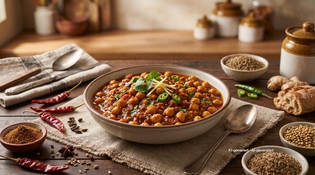 Chana Masala — indisches Kichererbsen-Curry