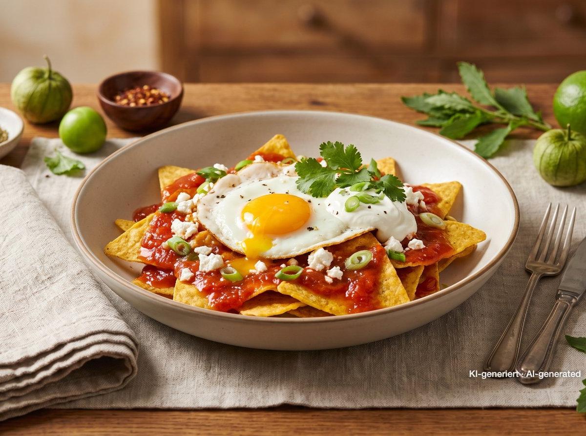 Chilaquiles with Fried Egg