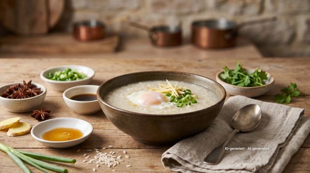 Congee – herzhafter Reisporridge