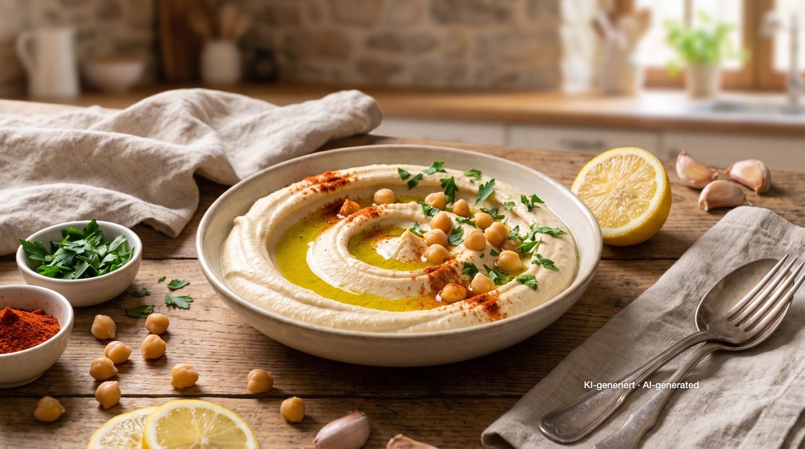 Romige hummus — het basisrecept