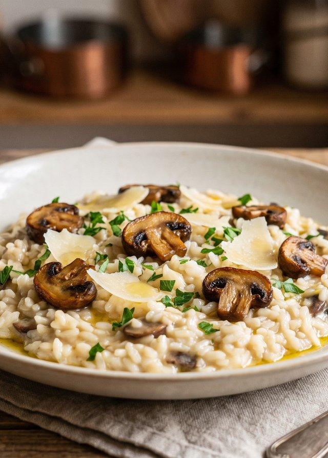 Creamy Mushroom Risotto