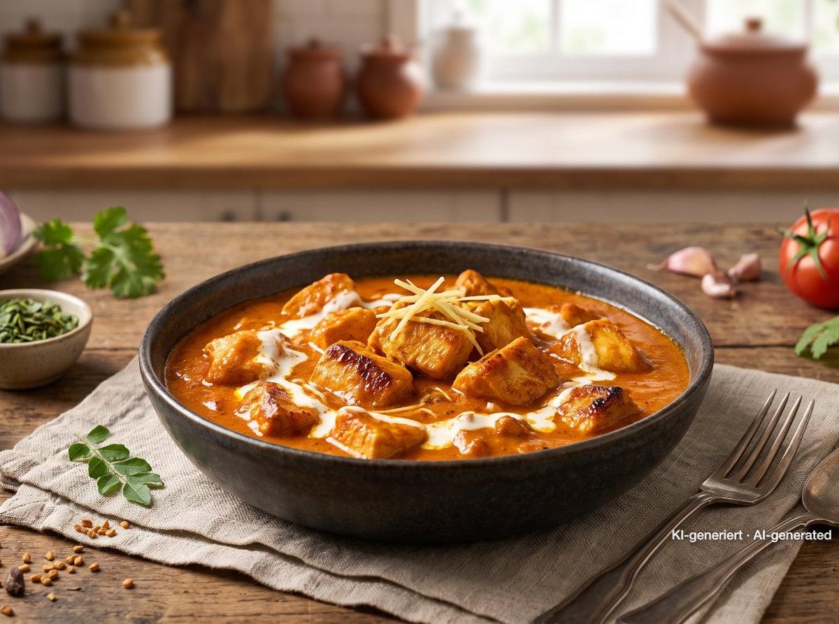 Butter chicken cremoso