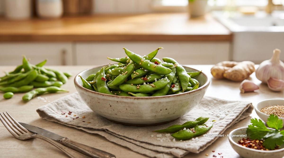 Salted Edamame – Recipe and image AI-created, editorially reviewed