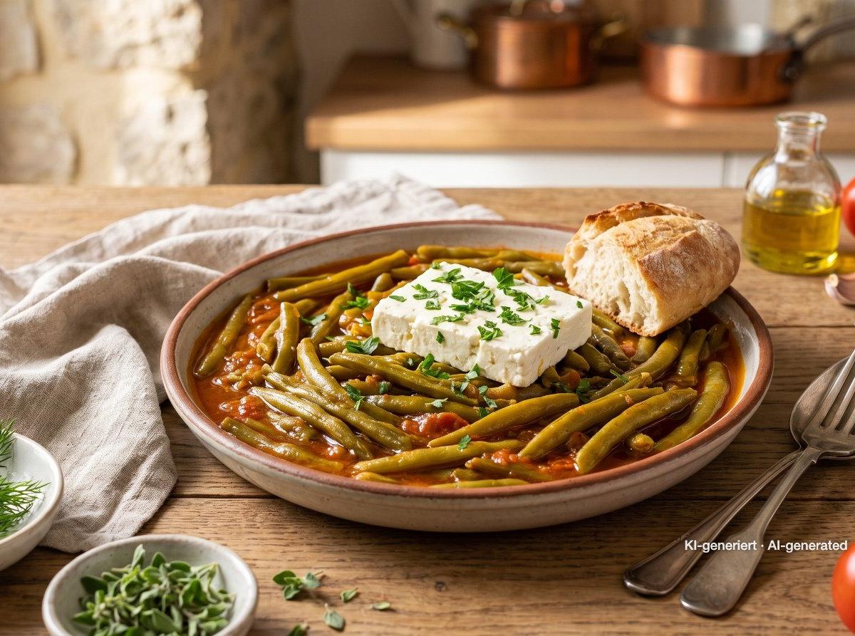 Greek Braised Green Beans