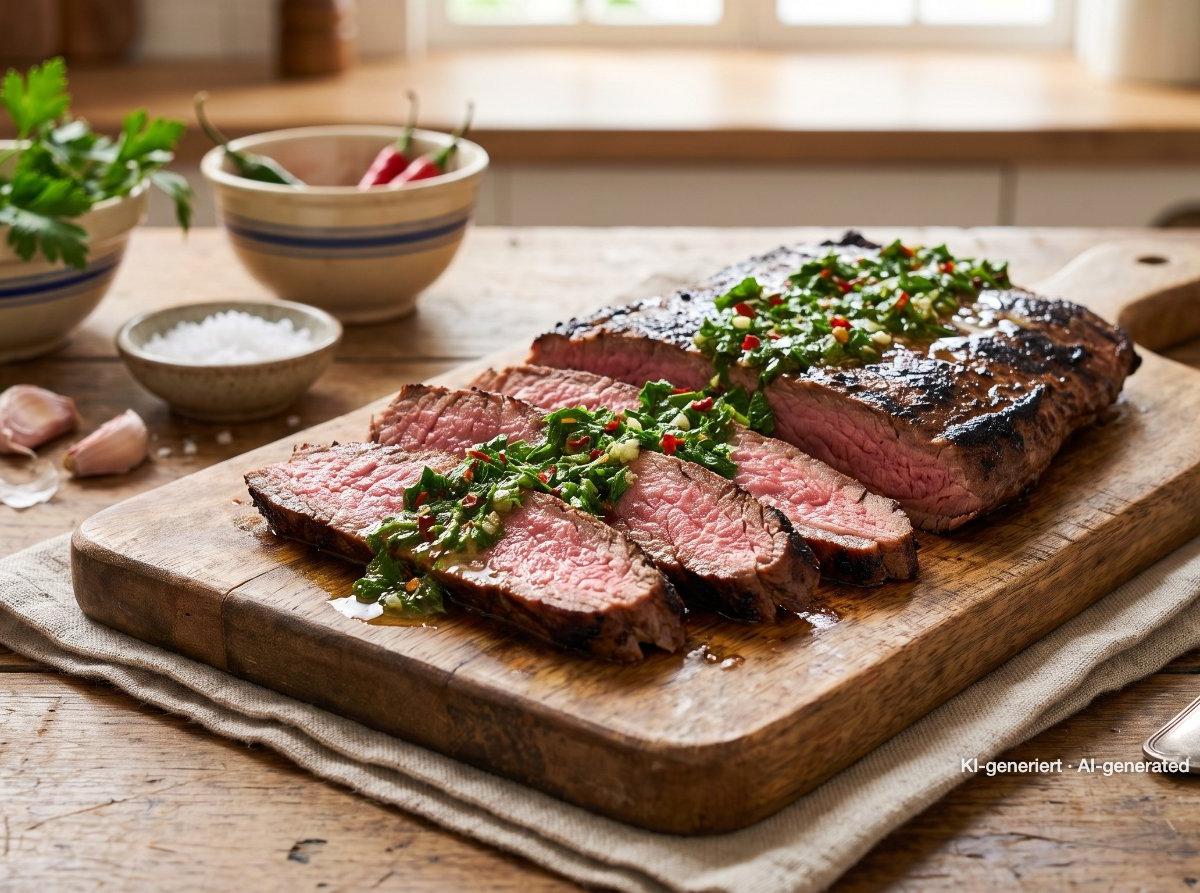Flank Steak with Chimichurri
