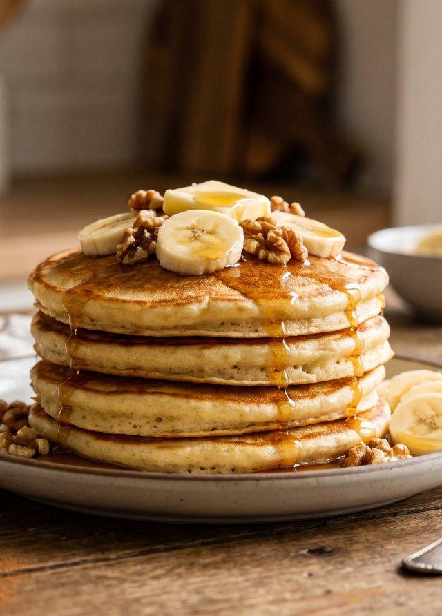 Fluffige Bananen-Pancakes