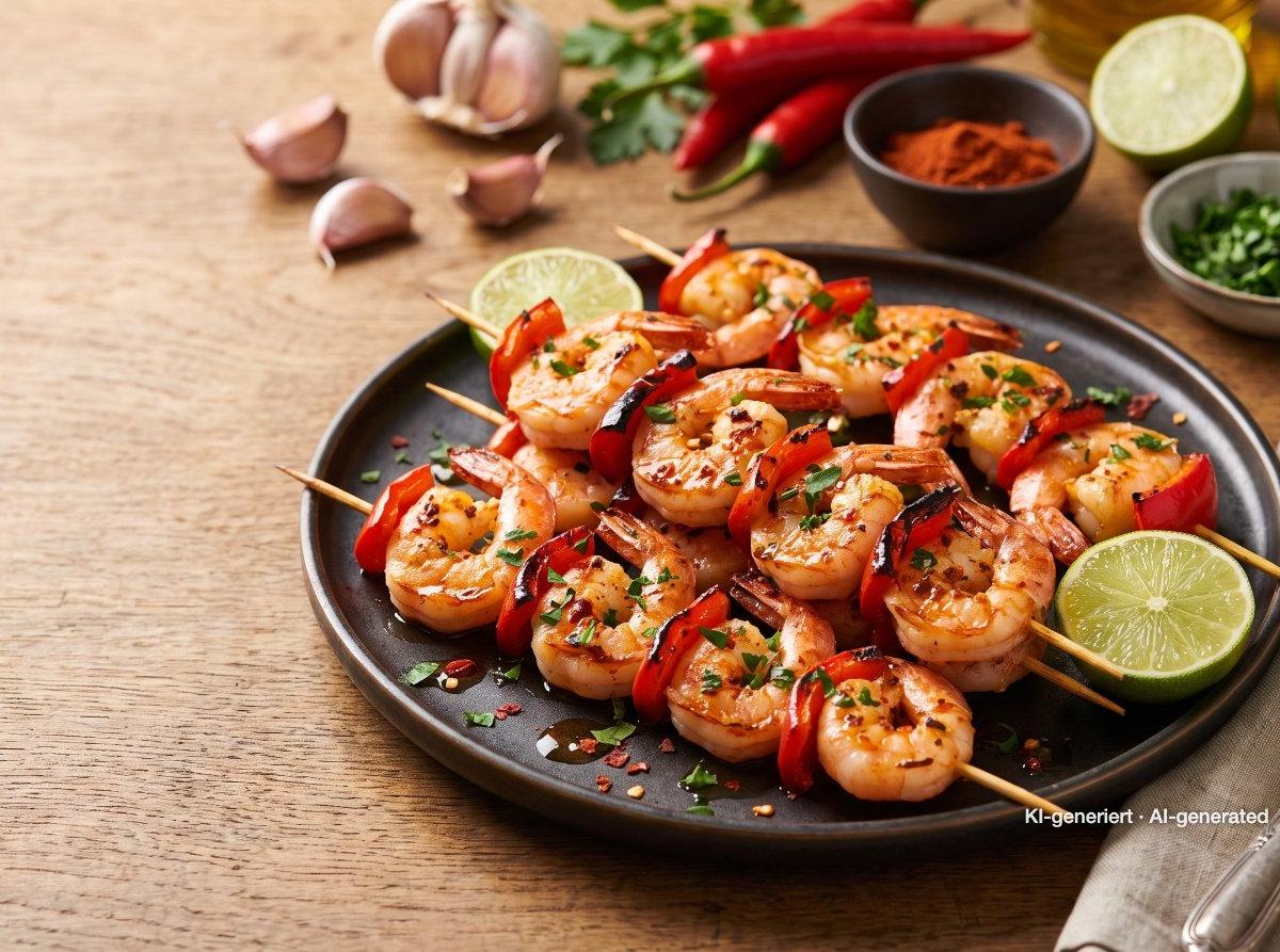 Grilled Shrimp Skewers with Garlic-Paprika Oil