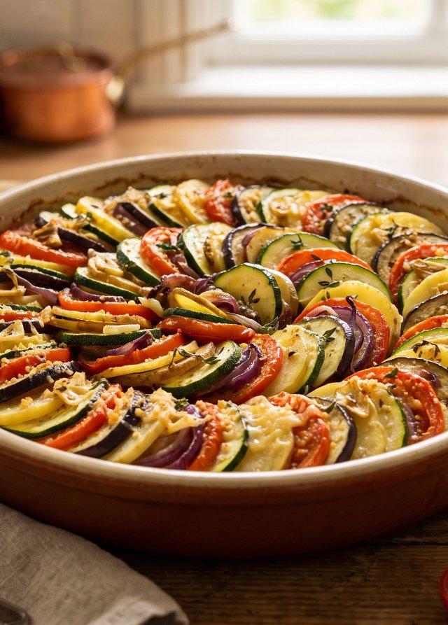 Tian de verduras a la provenzal