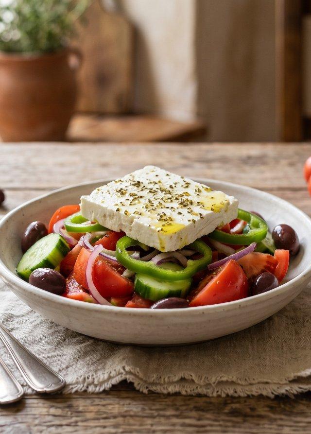 Salade grecque du village (horiatiki)