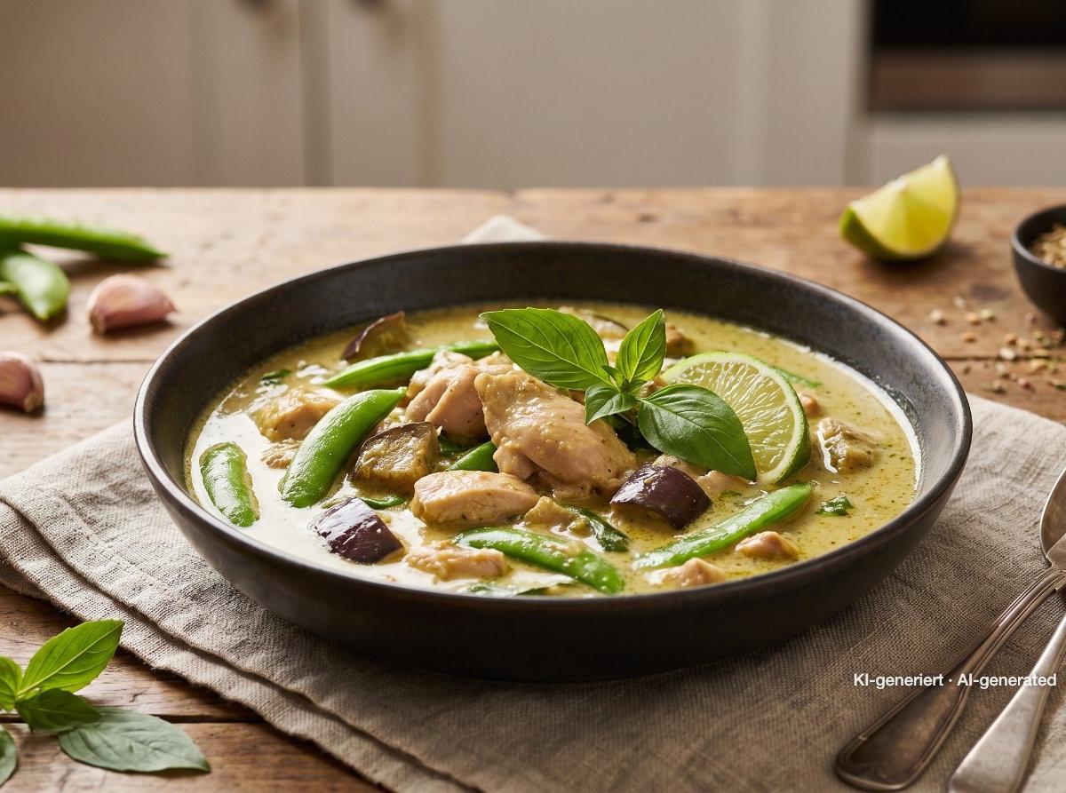 Curry vert thaï au poulet