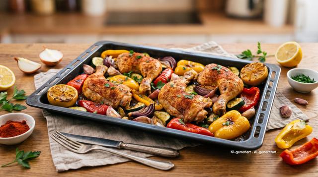 Sheet-Pan Chicken and Vegetables