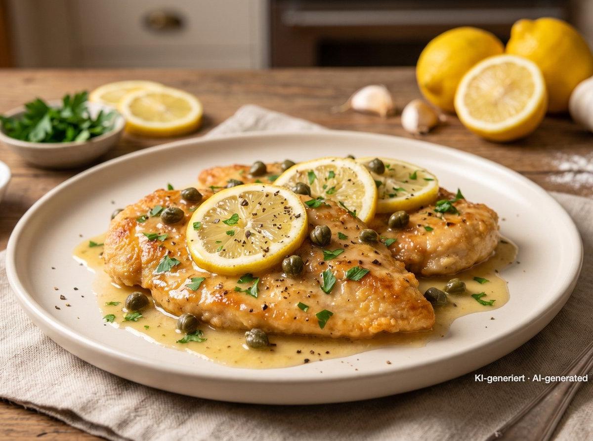 Chicken Piccata with Lemon and Capers