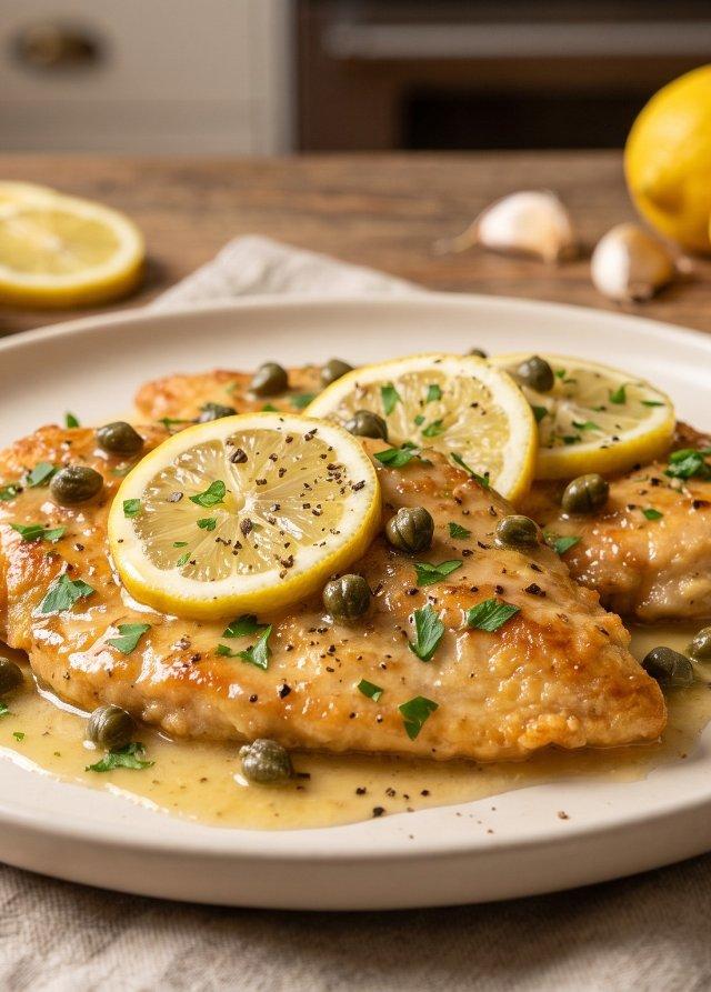 Chicken Piccata with Lemon and Capers