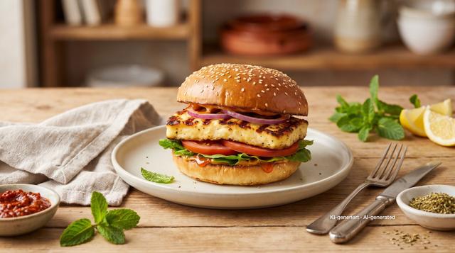 Halloumi-Burger
