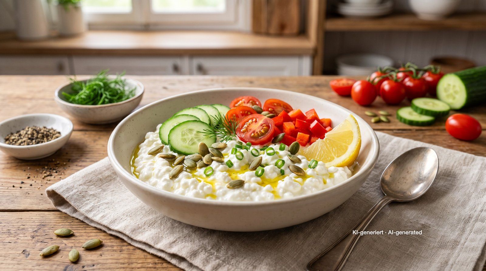 Bowl salata ai fiocchi di latte